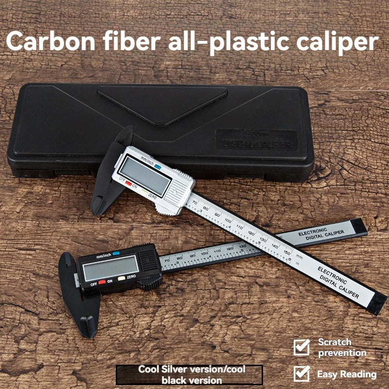 150mm 100mm Electronic Digital Caliper Carbon Fiber Dial Vernier Caliper Gauge Micrometer Measuring Tool Digital Ruler